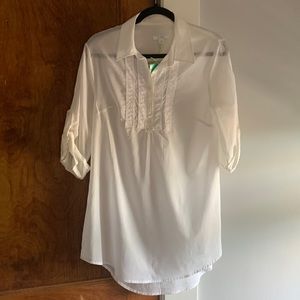 Calypso St. Barth for Target White swim cover-up size M